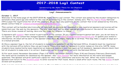 Desktop Screenshot of log1.wamath.net